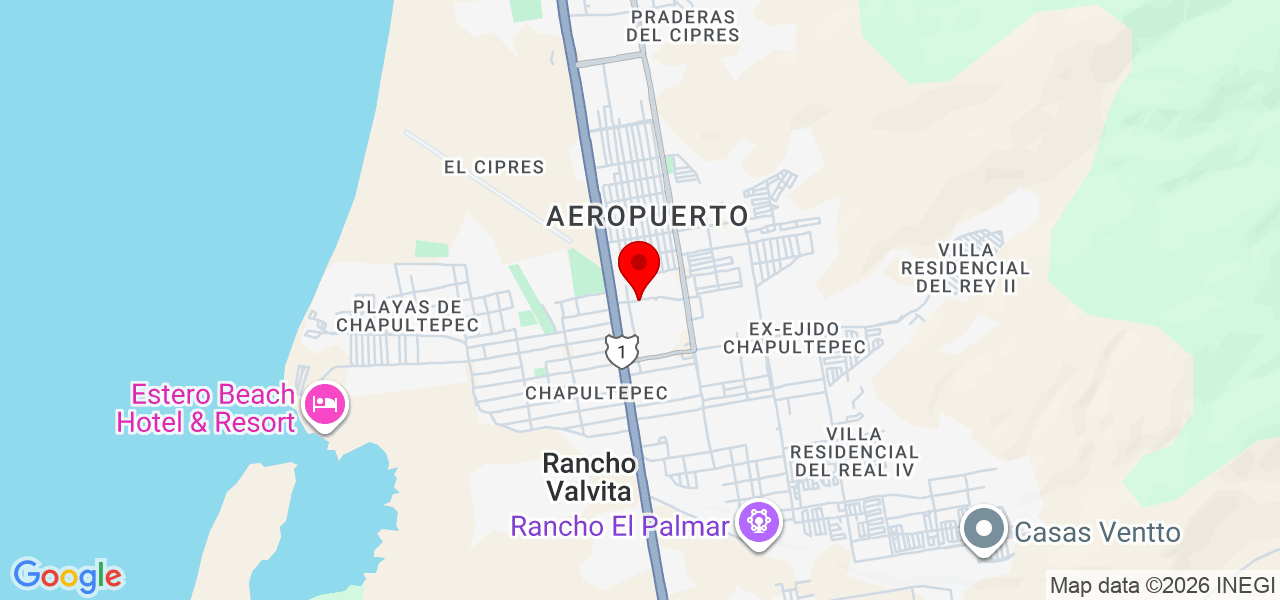 Ricardo Solano - Baja California - Ensenada - Mapa