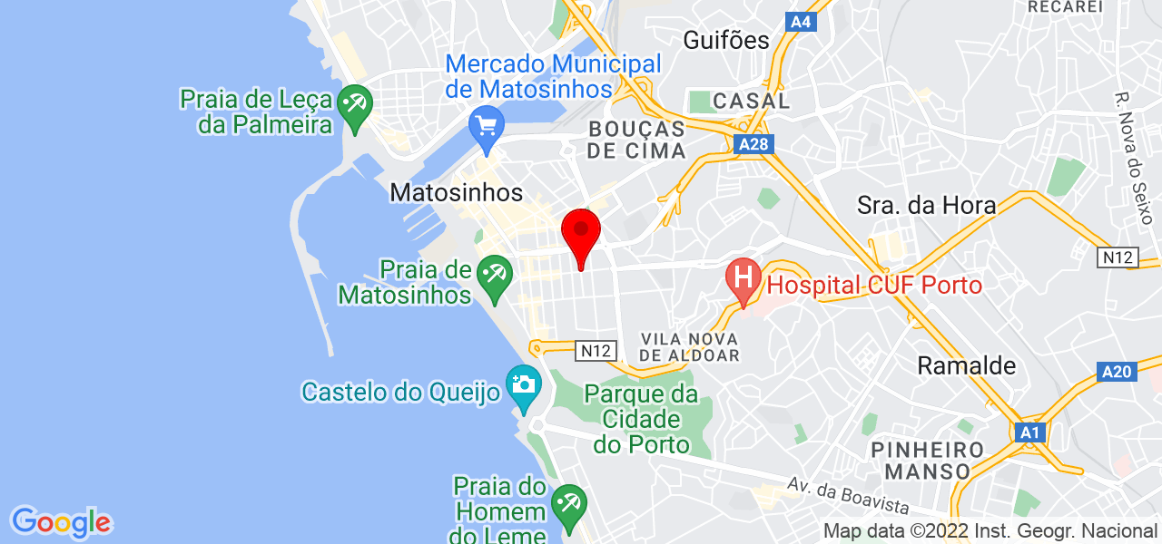Mario Costa - Porto - Matosinhos - Mapa