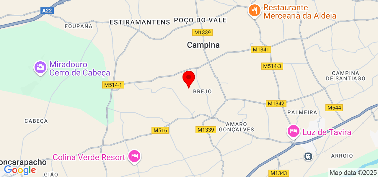 Simone dos Santos - Faro - Tavira - Map