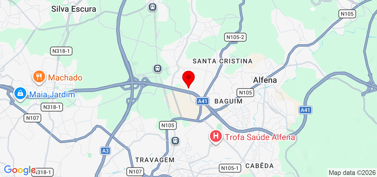 Jo&atilde;o Henrique - Porto - Maia - Mapa