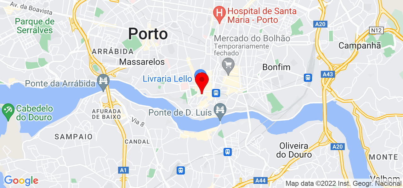 Bibs Rocha - Porto - Porto - Mapa