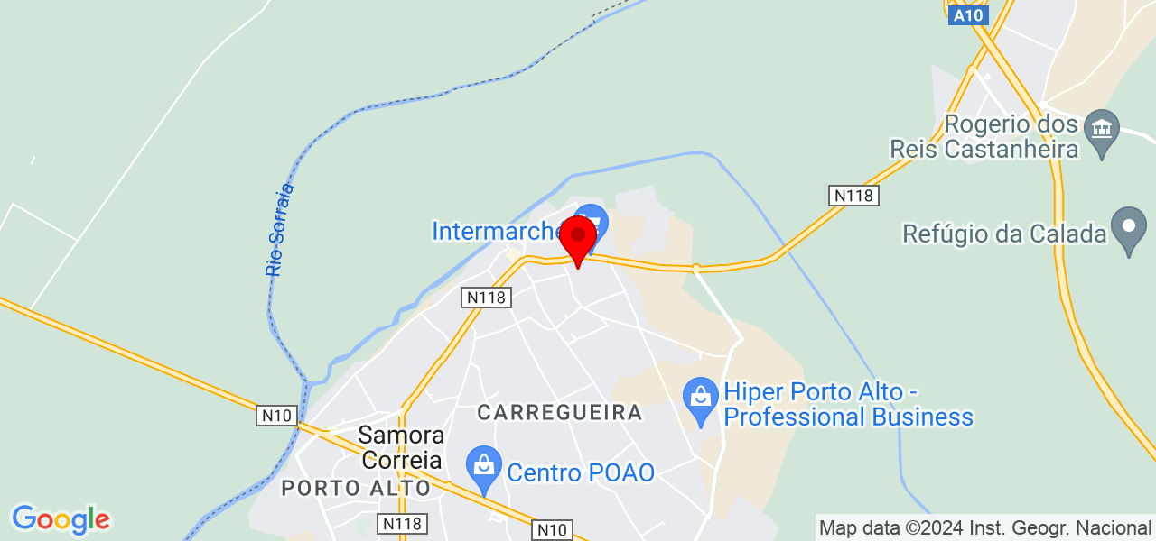 Nicole Mandu - Santarém - Benavente - Mapa