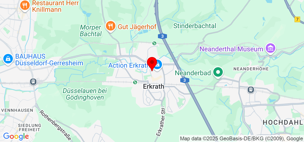 Underfield GbR - Nordrhein-Westfalen - Mettmann - Karte