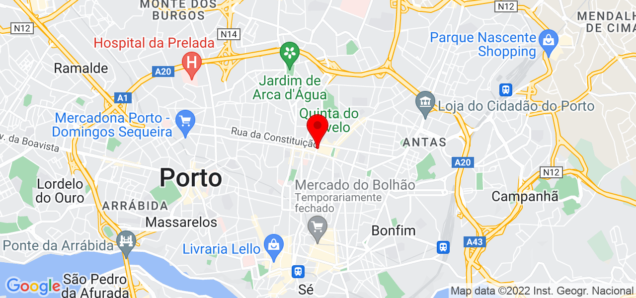 Alessandro Pepe Arquitecto - Porto - Porto - Mapa