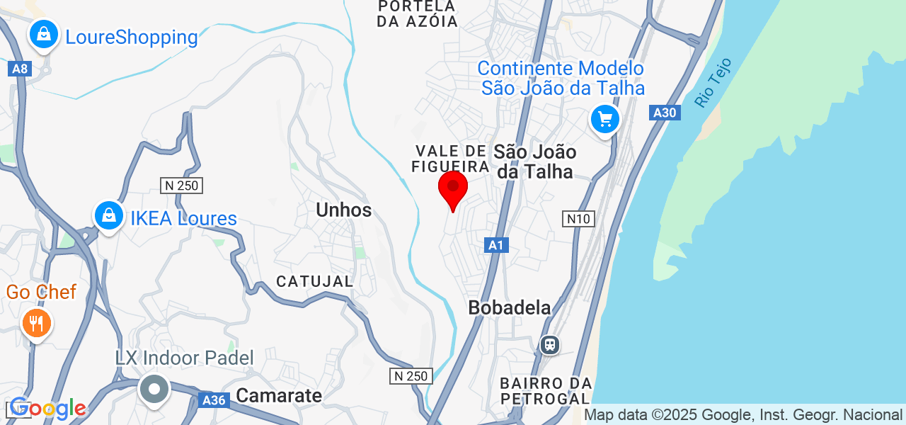 Wagner Mendes - Lisboa - Loures - Mapa