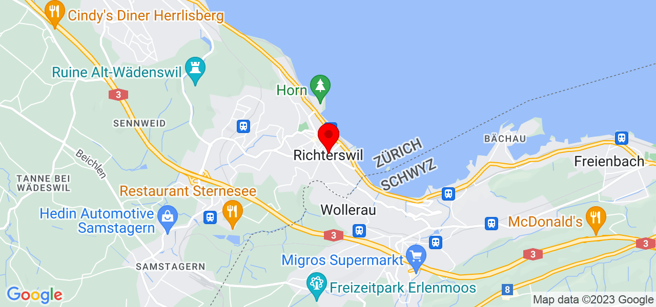 Privat - Zürich - Richterswil - Karte