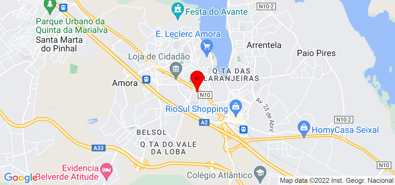 Miguel Baralha - Setúbal - Seixal - Karte