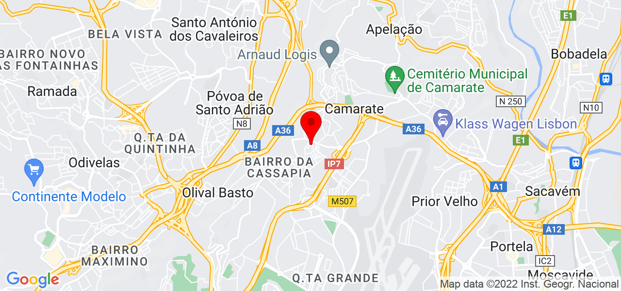 Harshaka - Lisboa - Loures - Mapa