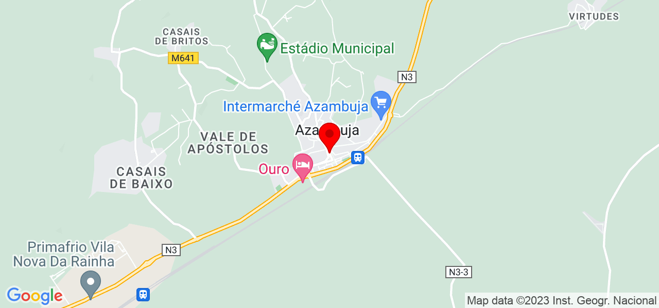 Ant&oacute;nio Filipe - Lisboa - Azambuja - Mapa