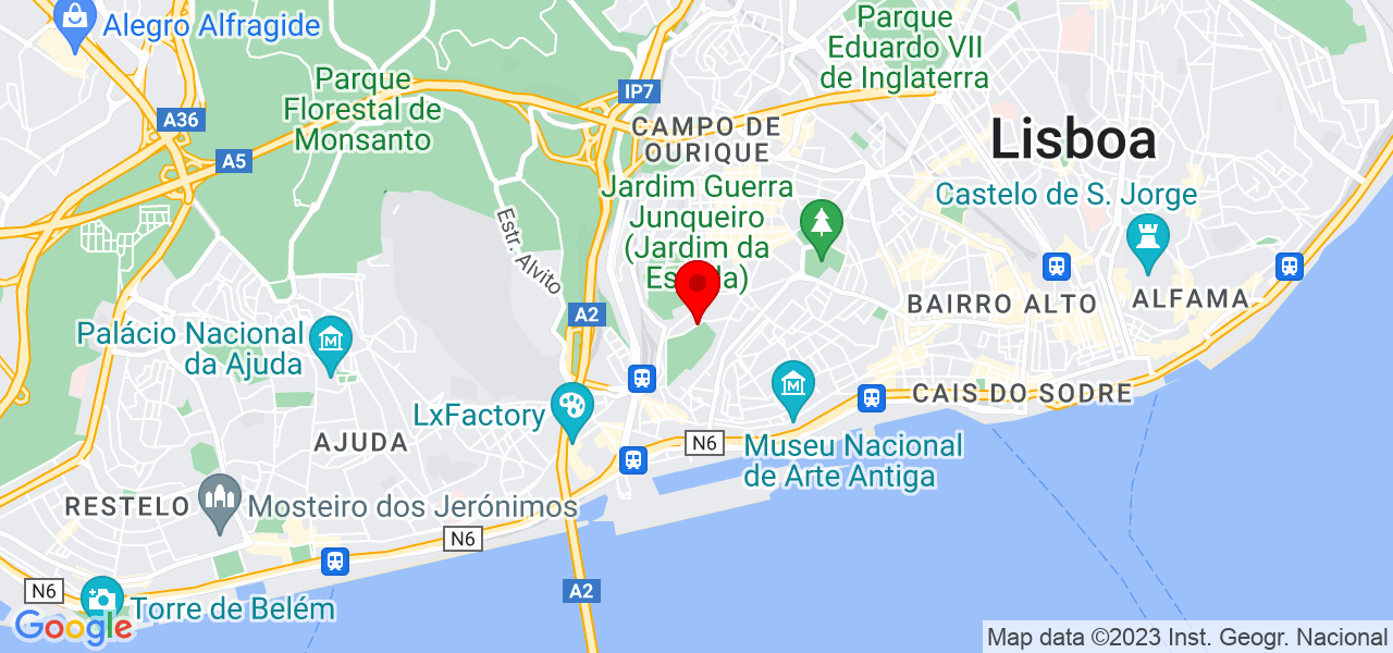 Ana Cl&aacute;udia Pires - Lisboa - Lisboa - Mapa