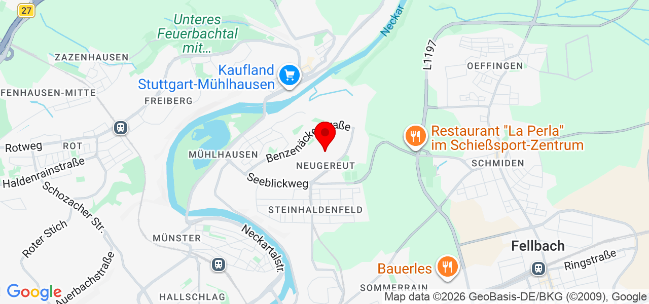 Dzielak Reinigungsservice - Baden-Württemberg - Stuttgart - Karte