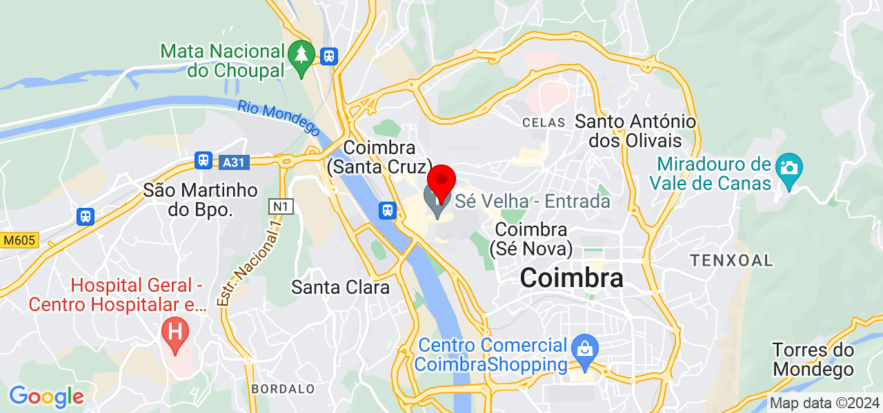 In&ecirc;s Monteiro - Coimbra - Coimbra - Mapa
