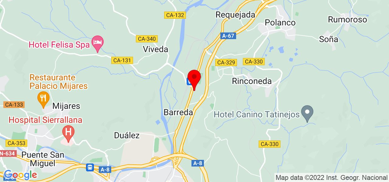 Chesikaas - Cantabria - Torrelavega - Mapa