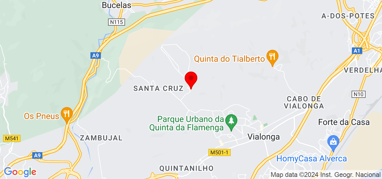 Beatriz Oliveira - Lisboa - Vila Franca de Xira - Mapa