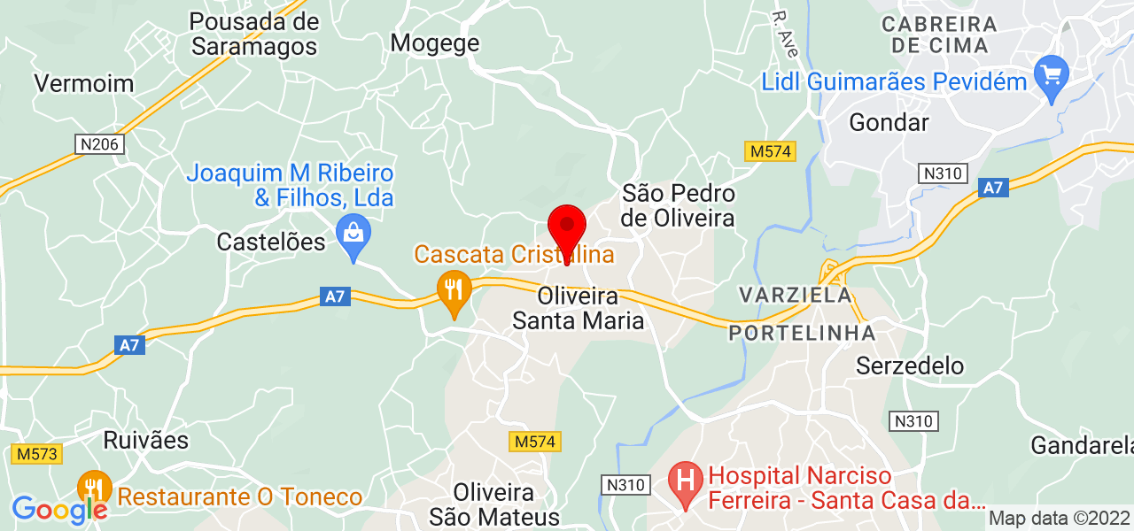 MILENA LAZZARI MANTOVANI - Braga - Vila Nova de Famalicão - Mapa