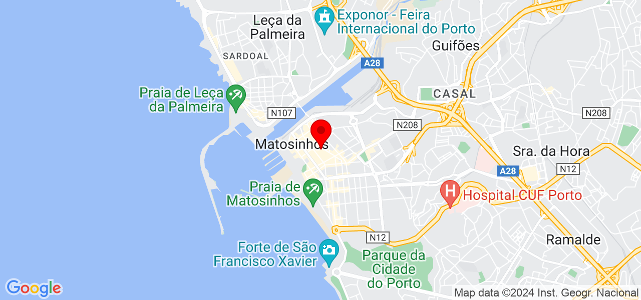 Bernardo Esteves - Porto - Matosinhos - Mapa