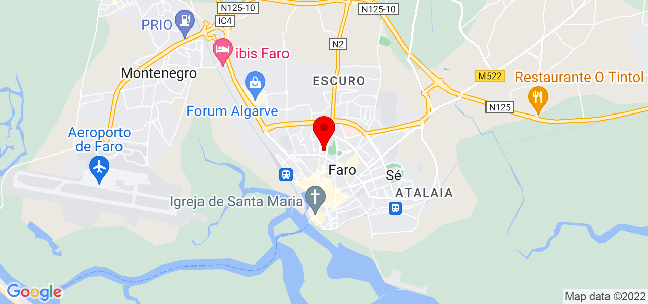 Catarina Monteiro - Faro - Faro - Mapa