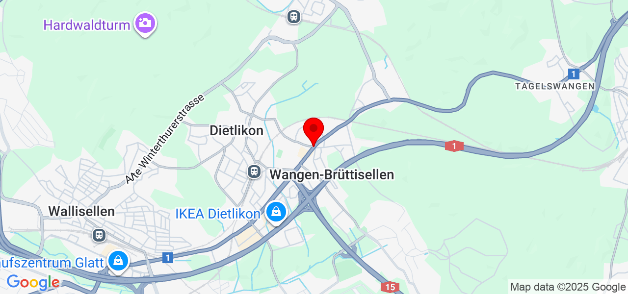 Skender - Zürich - Wangen-Brüttisellen - Carte