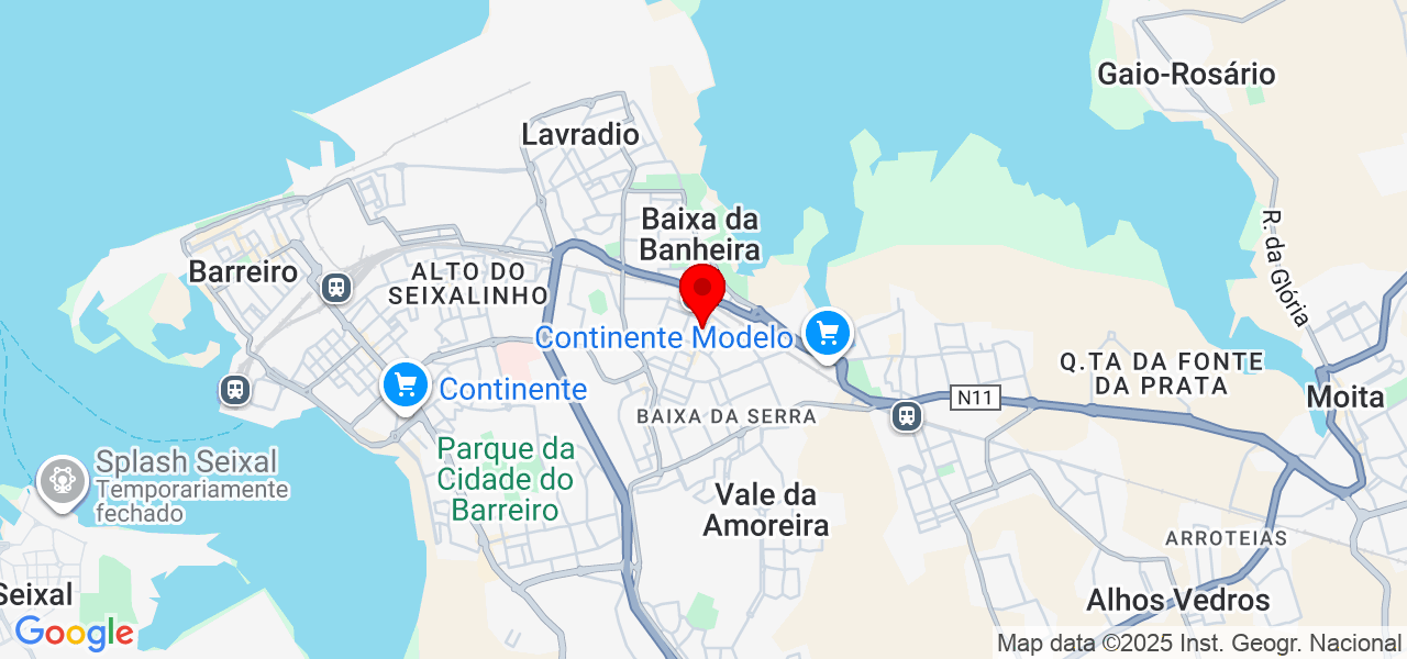 Inês Lamegal - Setúbal - Moita - Mapa