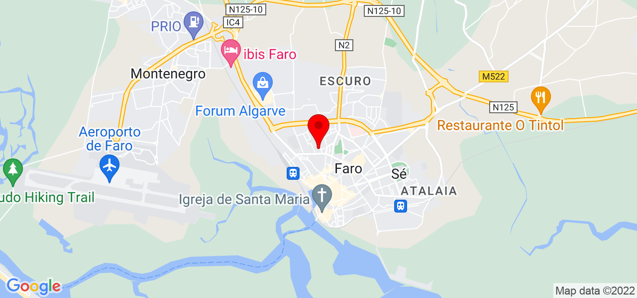 Nat&aacute;lia dias - Faro - Faro - Mapa