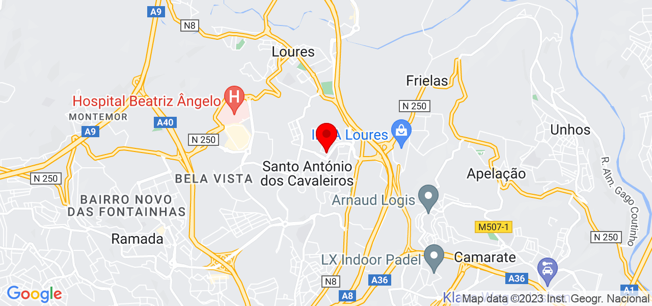 Francisco Marques - Lisboa - Loures - Mapa