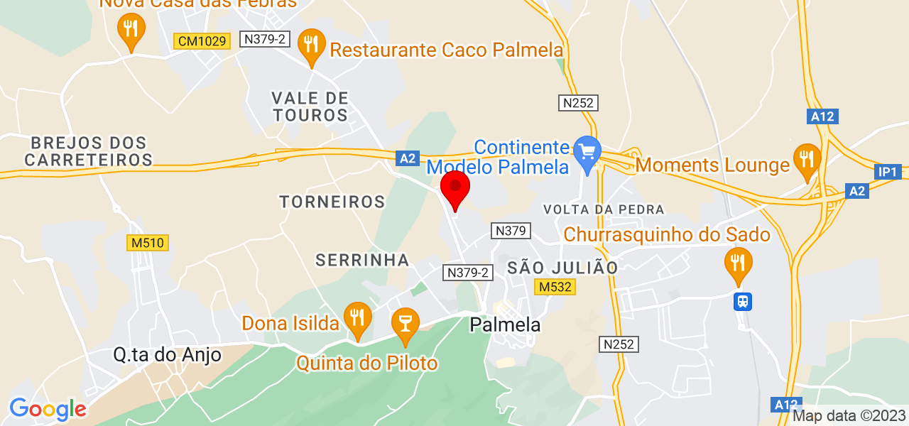 Rosario Bento - Setúbal - Palmela - Mapa