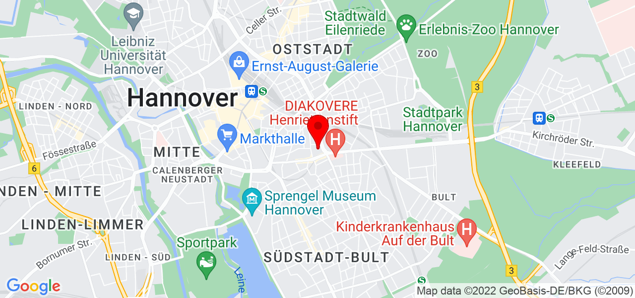 Fotoschule Hannover - Niedersachsen - Region Hannover - Karte