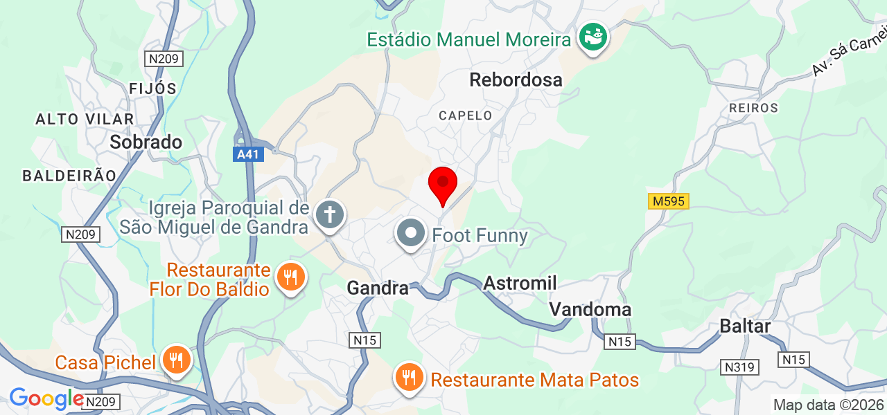 João - Porto - Paredes - Map