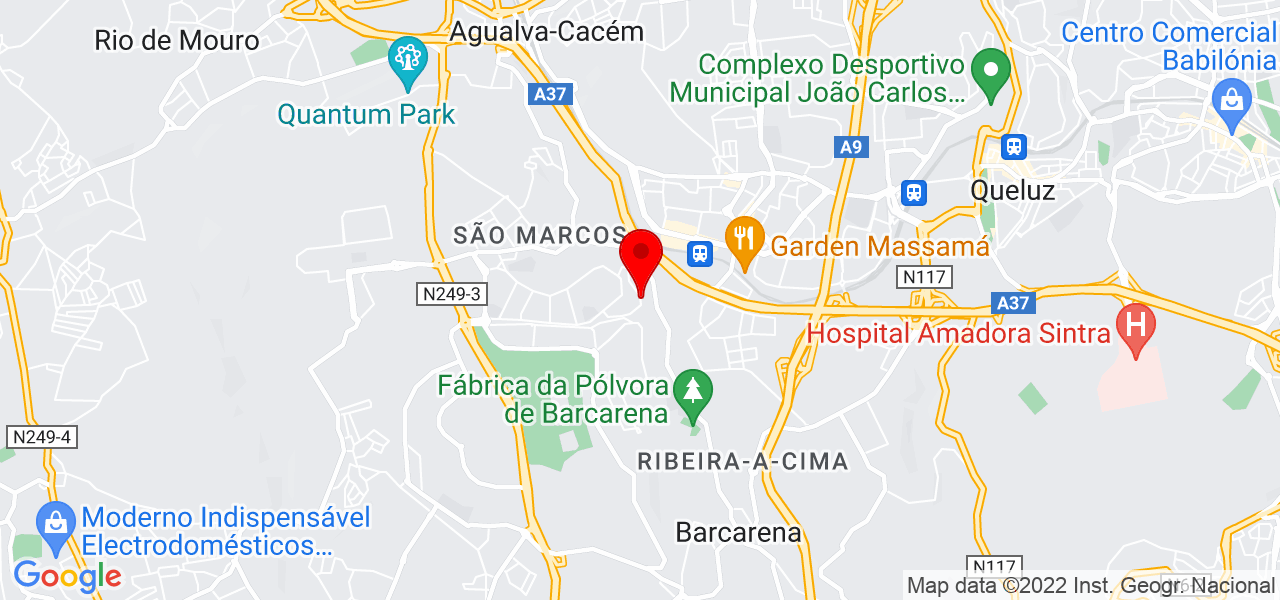 Val&eacute;ria Cunha - Lisboa - Sintra - Mapa