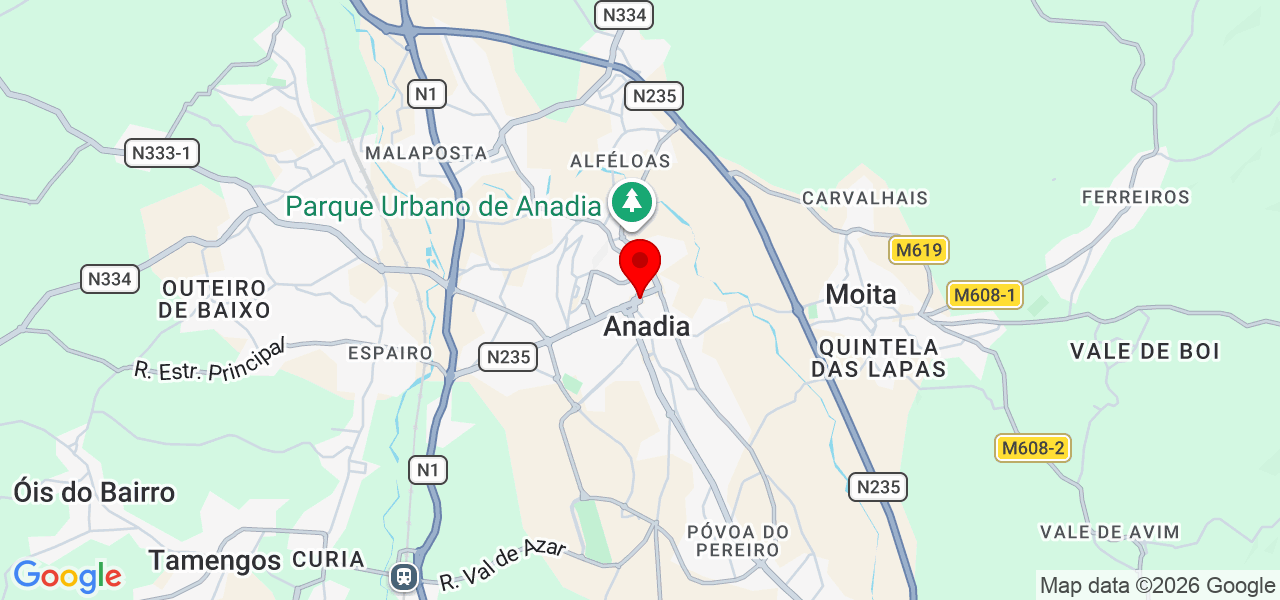 Lorena - Aveiro - Anadia - Carte