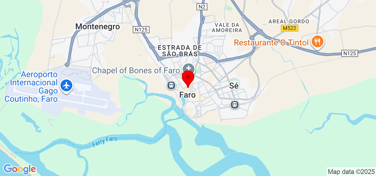 Natércia - Faro - Faro - Map
