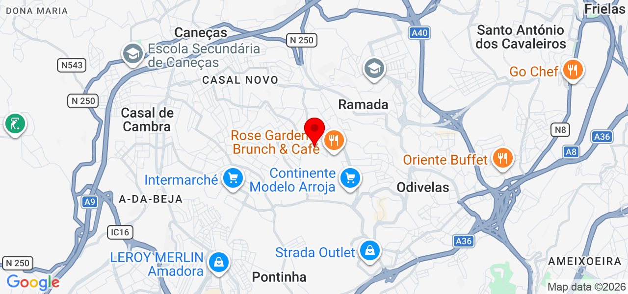 HD Reparações - Lisboa - Odivelas - Mapa