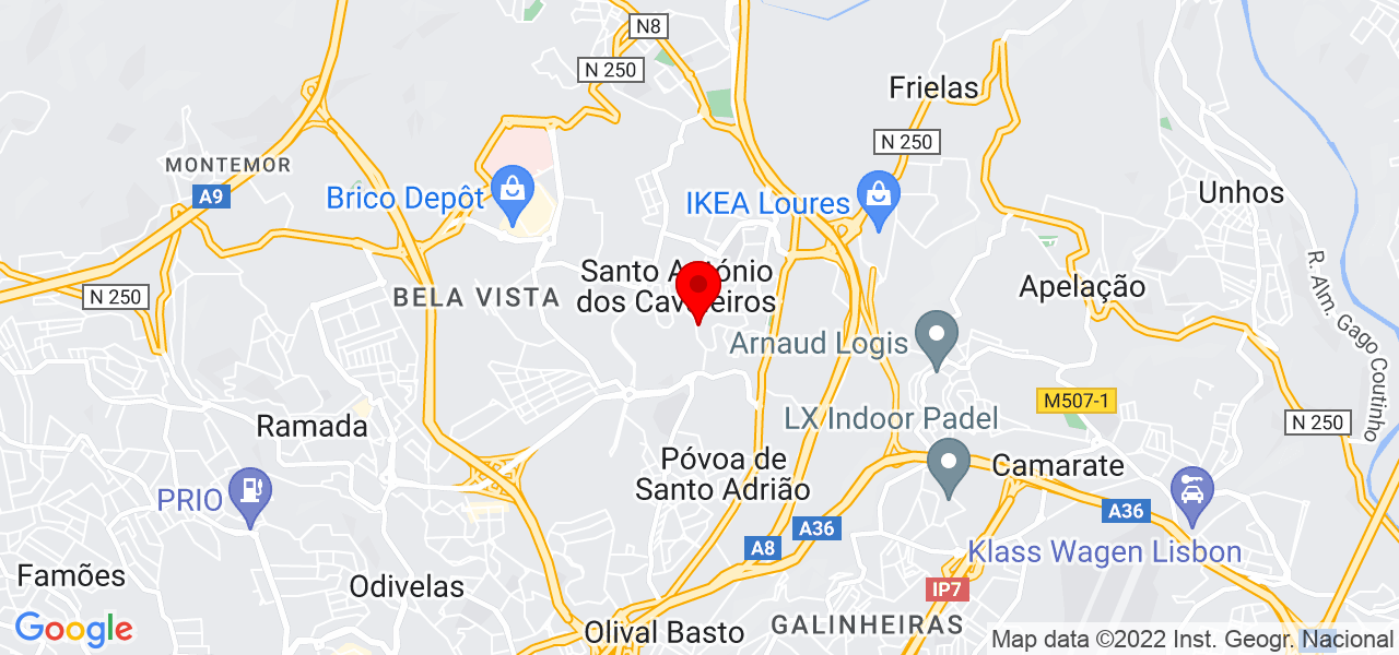 Jorge Rosa - Lisboa - Loures - Mapa