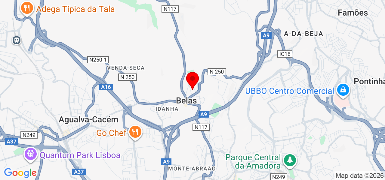 Tomé Nazaré - Lisboa - Sintra - Mapa