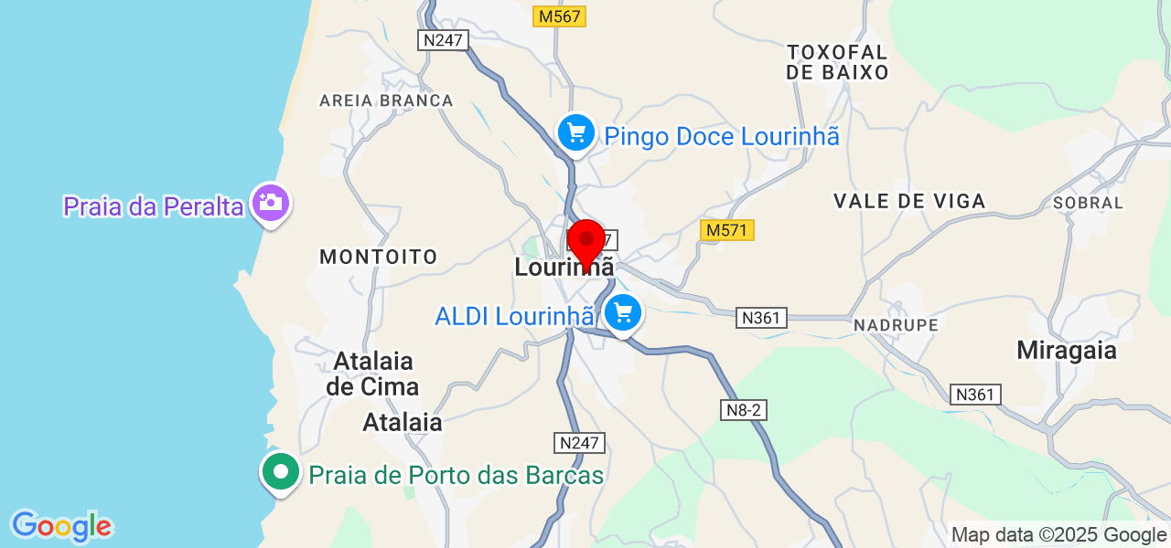 Oh, linda! by Olinda Marques - Lisboa - Lourinhã - Map