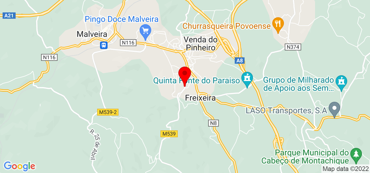 Edson - Lisboa - Mafra - Mapa