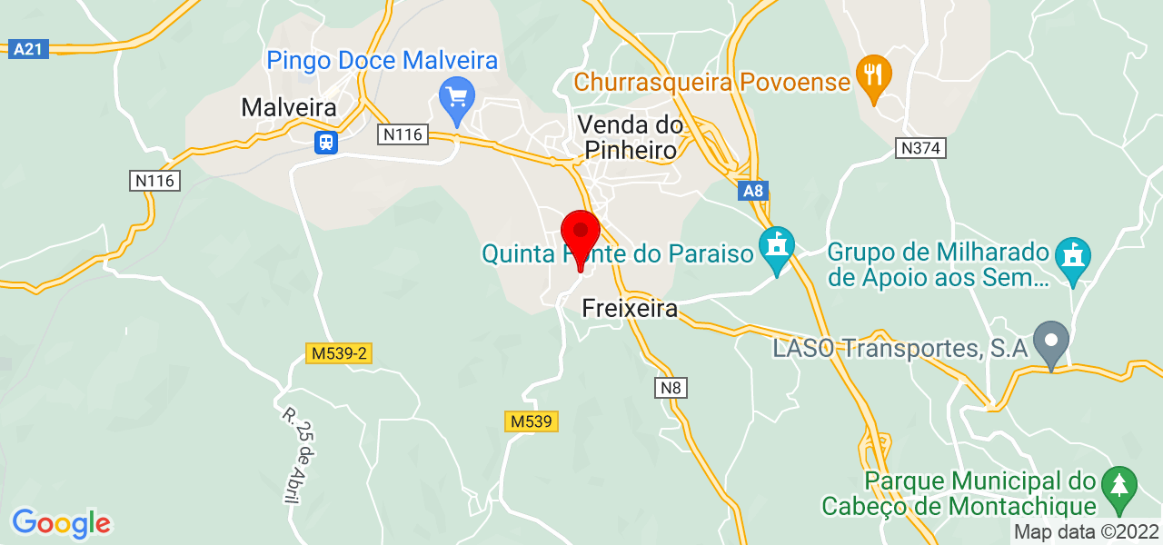Edson - Lisboa - Mafra - Karte