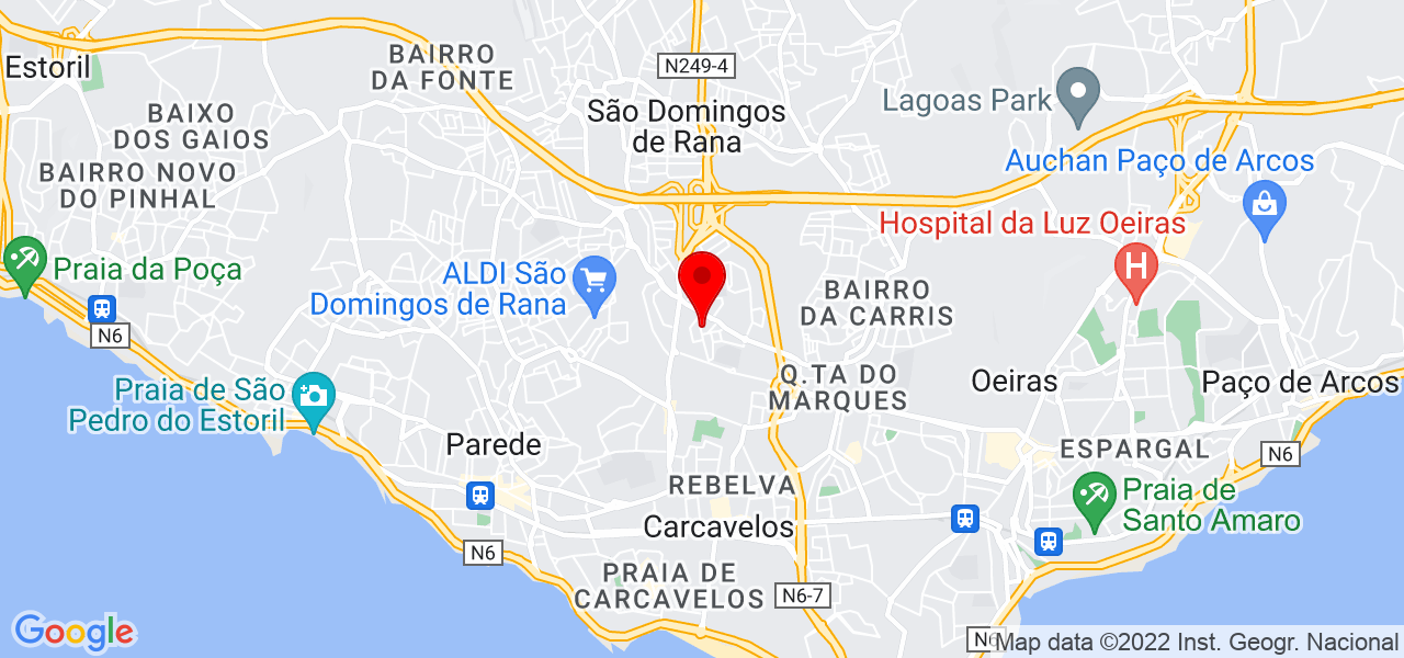 Tangerinagira Lda - Lisboa - Cascais - Mapa