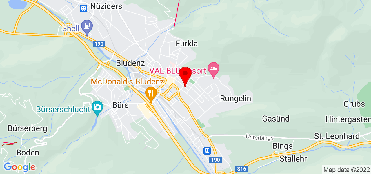 Thomas Heel - Vorarlberg - Bludenz - Karte