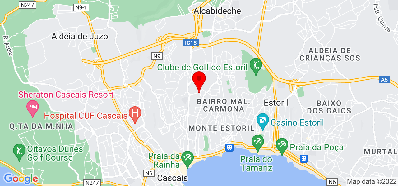 Silvia Monteiro - Lisboa - Cascais - Mapa