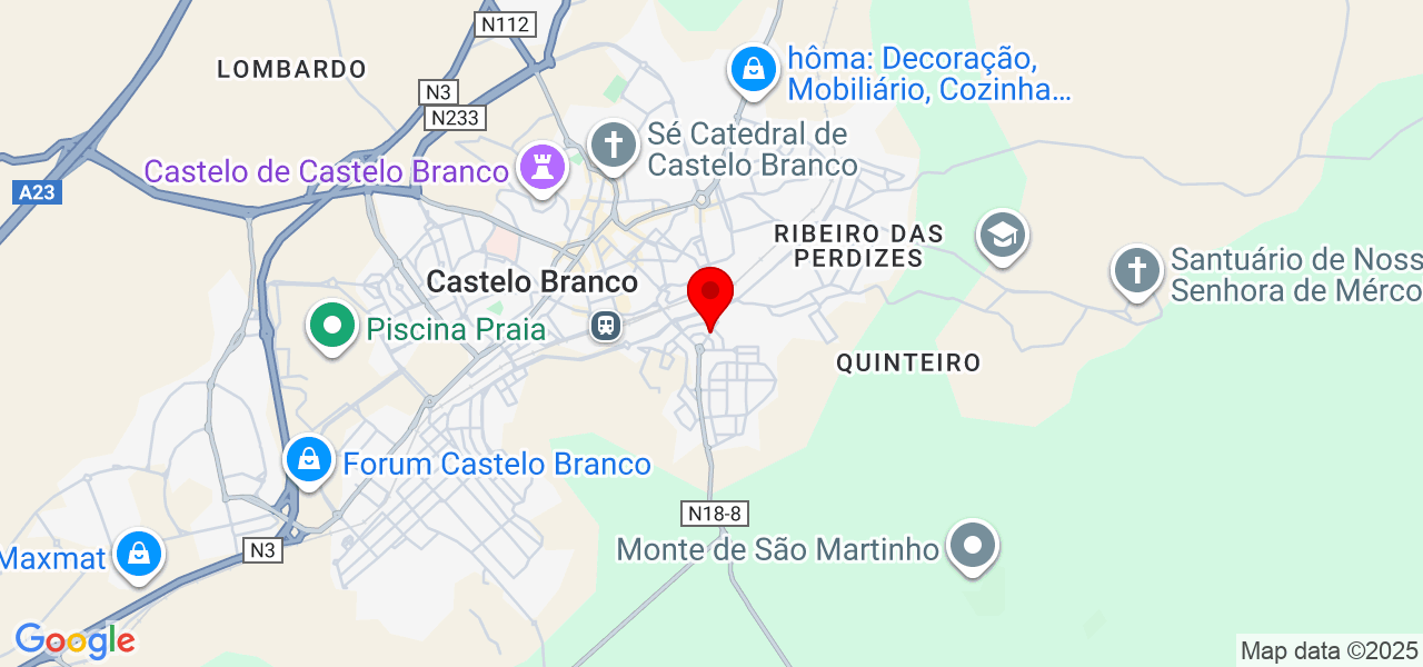 Rosângela - Castelo Branco - Castelo Branco - Mapa
