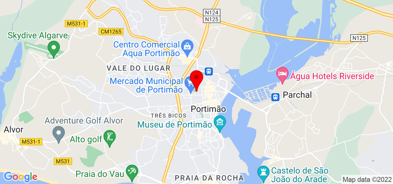 Rodrigo - Faro - Portimão - Mapa