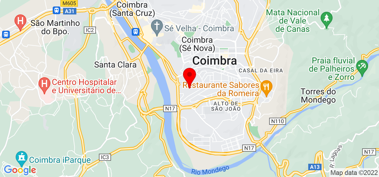 Vita S&eacute;nior - Coimbra - Coimbra - Mapa