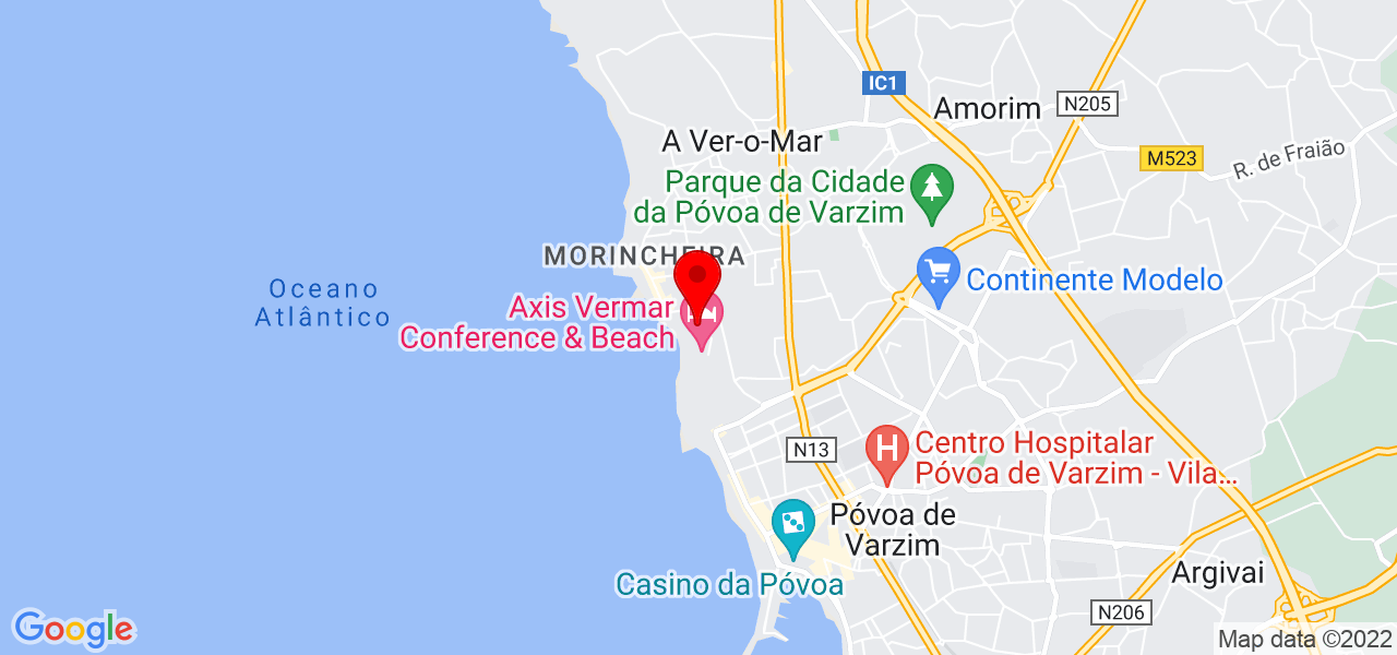 Beatriz Vilas - Porto - Póvoa de Varzim - Mapa