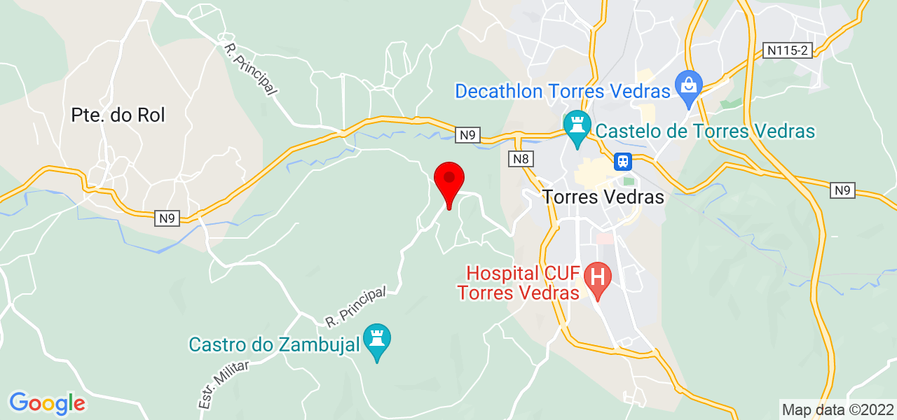 Romana gon&ccedil;alves - Lisboa - Torres Vedras - Mapa