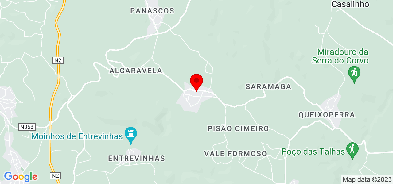 C&eacute;lia Rodrigues Terapeuta da Alma - Santarém - Sardoal - Mapa