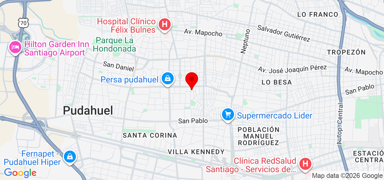 Mariachi M&eacute;xico Chile - Región Metropolitana de Santiago - Santiago - Map