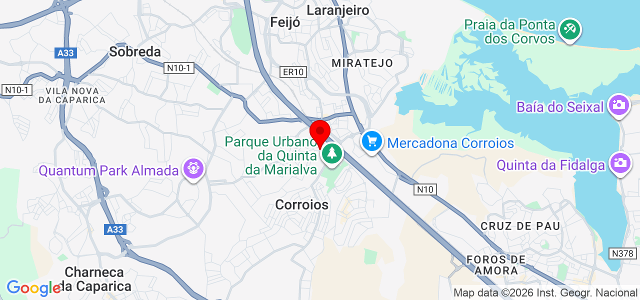Esplêndido Serviços de Limpeza - Setúbal - Seixal - Mapa