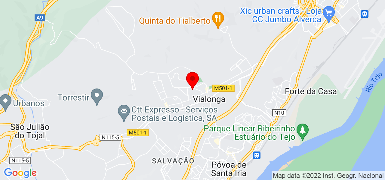 Susana Trindade Guerreiro - Lisboa - Vila Franca de Xira - Mapa