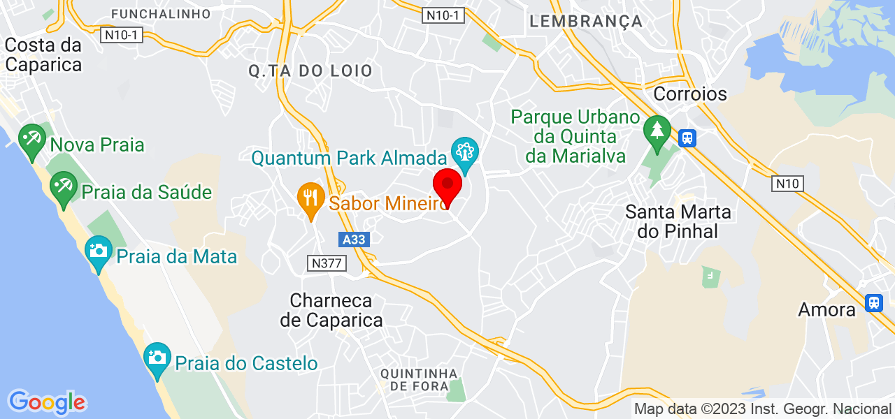 Nair Machado - Setúbal - Almada - Map
